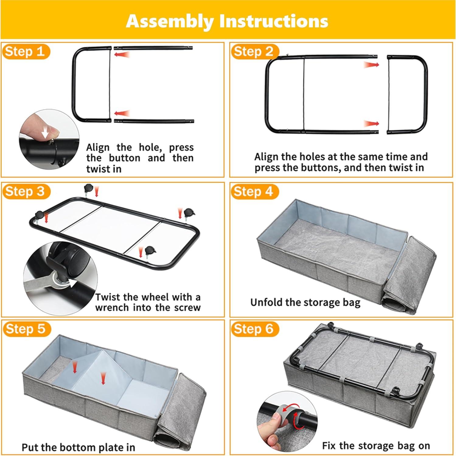 image:imageUnder Bed Storage with Wheels 2Pack 10 Height XXL 60L Rolling Storage Bins Quick Assembly Underbed Shoe Storage Containers with Clear Lid amp Label Dorm Under bed Drawers for Clothes Shoes BlackGrey2 Pack
